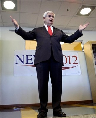 Newt's Idiotic Comments About Palestinians