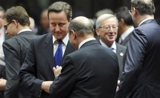 Cameron Battles for Britain's Center