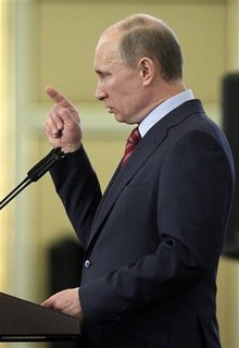 Putin Chasing Imaginary American Ghosts