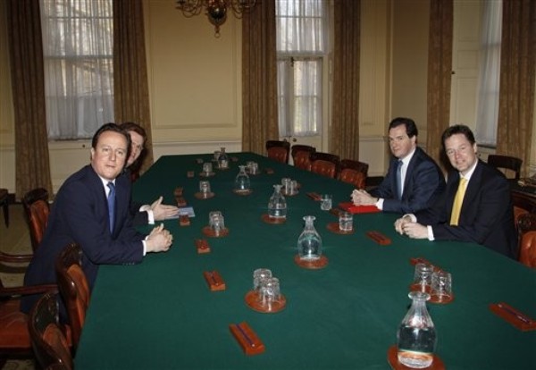 Coalition Politics Test David Cameron