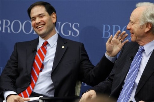 Lieberman Passes Neocon Torch to Rubio