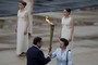 Olympic Flame Passed to UK