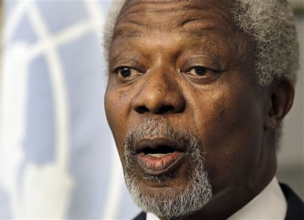 Annan Turns to Russia, Iran on Syria