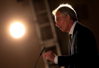 Buckraking Around the World with Tony Blair