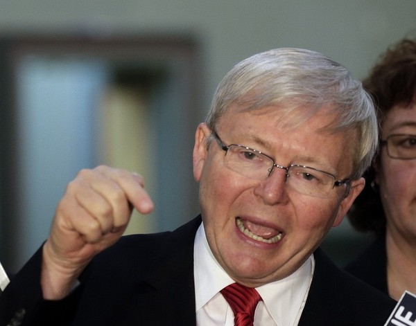 Kevin Rudd's Three-Point Turn