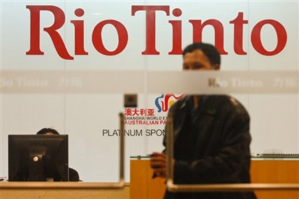 China Steels for Rio Tinto Backlash