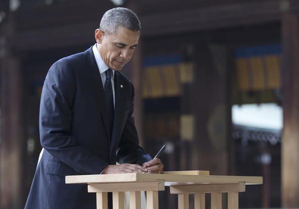 Overseas, Obama Projects a Whole Lot of Nothing