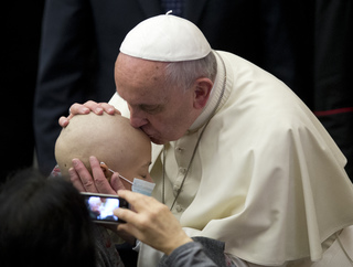Showers for Homeless in St. Peter's Square