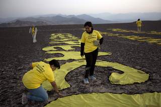 Greenpeace Allegedly Defiles a UNESCO Site