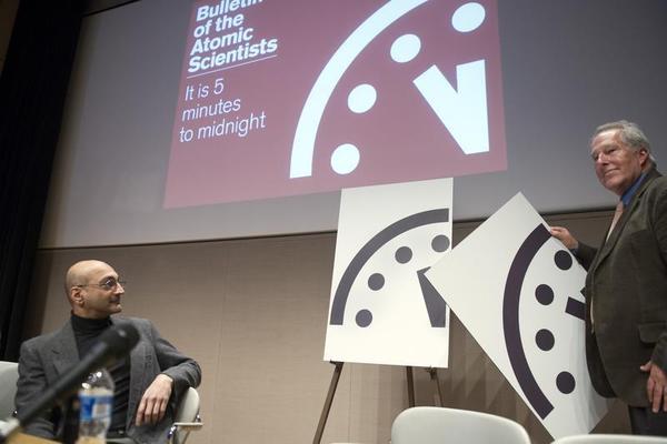 Doomsday Clock Now 3 Minutes from Midnight