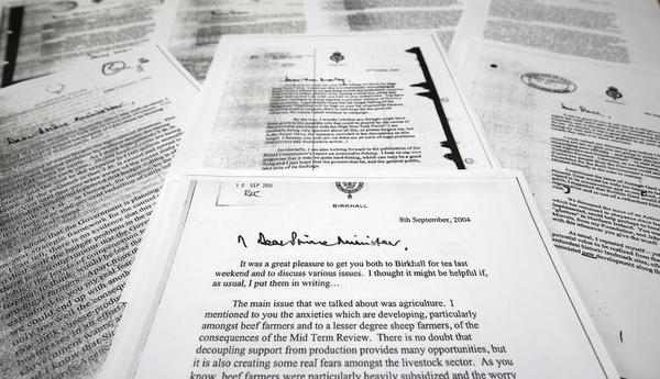 The Prince's Letters to the British Government