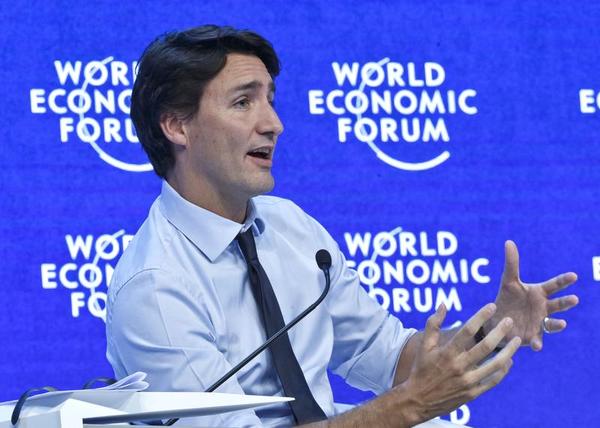 Trudeau Digs a Hole for Himself in Davos