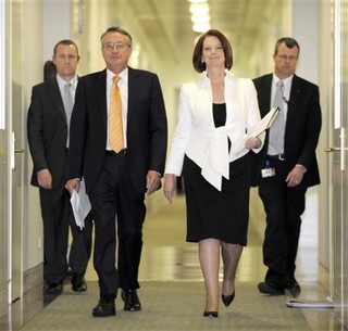 Sun Shines on Gillard, For Now