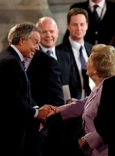 Thatcher Looms Over UK Spending Cuts