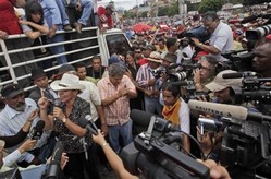 Pro-Zelaya Protest in Honduras