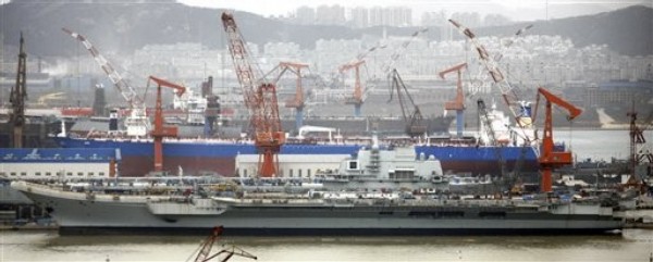 China's Carrier Enters Stormy Seas